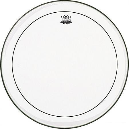 Remo Clear Pinstripe Bass Drumhead 18 in image 1