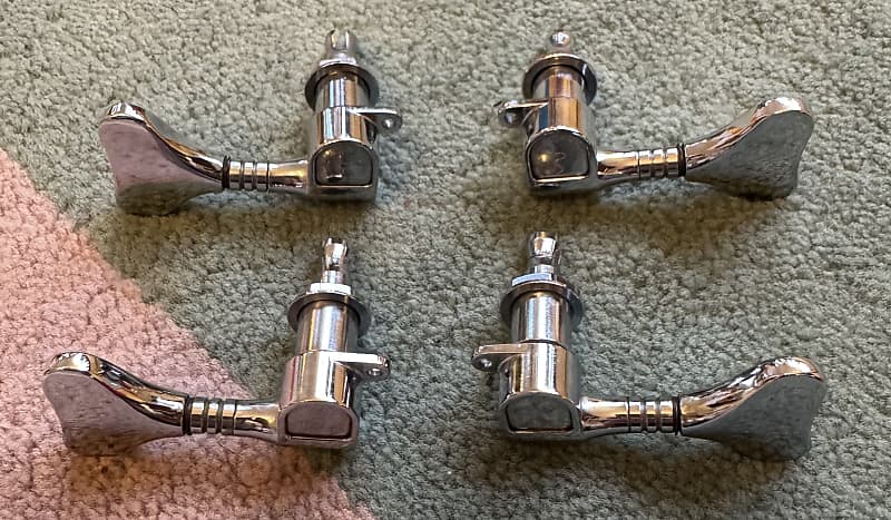 Schaller Bass tuners 2+2 Made in W.Germany 70s-80s - Chrome image 1