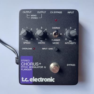 TC Electronic Stereo Chorus + Pitch Modulator & Flanger 1990s Black for sale