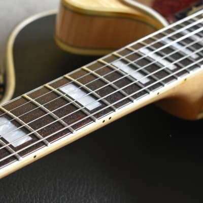 1991 Epiphone Sheraton Antique Natural Made in Japan Terada Factory, Figured, Long Tenon Neck, MIJ, Pre-Elitist image 21