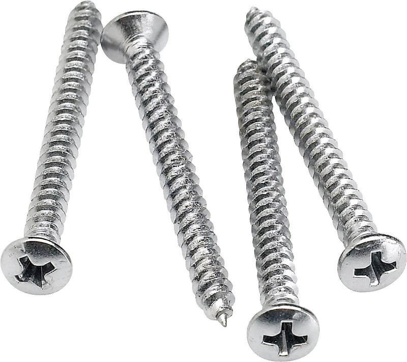 Fender Neck Mounting Screws Chrome Free 2 Day Shipping image 1