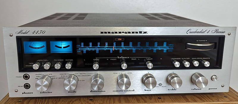Rare Marantz 4430 Quadradial Amplifier  Receiver  			