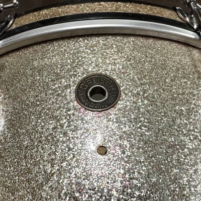 Gretsch BroadKaster Name Band 50’s - Peacock Sparkle 3 PC Set image 8