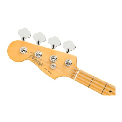 Fender American Professional II 4-String Jazz Bass (Left-Hand, Maple Fingerboard, Miami Blue) image 5