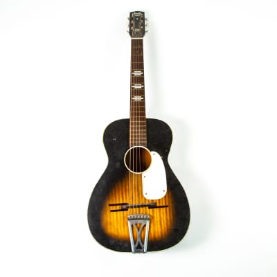 Harmony Stella Parlour Acoustic Guitar Used On F.O.D. Owned By Billie Joe Armstrong Of Green Day image 1