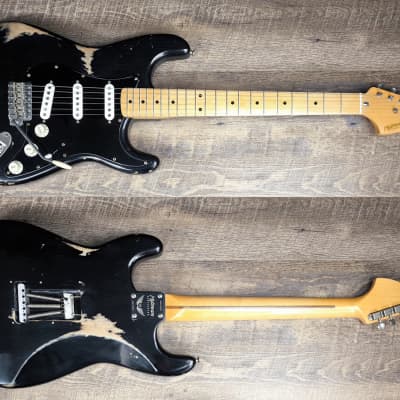 MyDream Stratocaster Custom Built -Heavy Relic Black CBS Hepcat 69 image 1