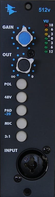 API 512V 500 Series Discrete Microphone Preamp image 1