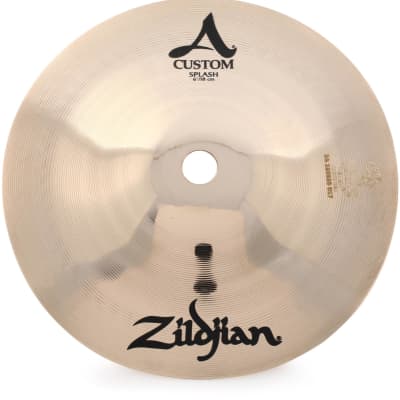 Zildjian 10 inch A Custom Splash Cymbal  Bundle with Zildjian 6 inch A Custom Splash Cymbal image 3