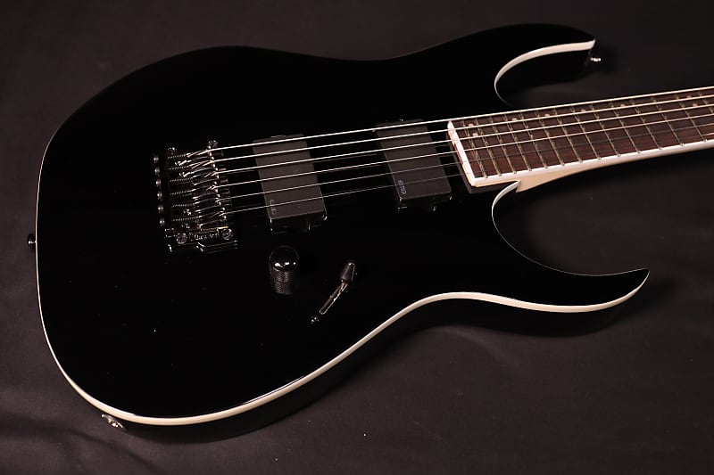 Ibanez RGIB21BK RG Iron Label 6str Electric Guitar Black 509 image 1