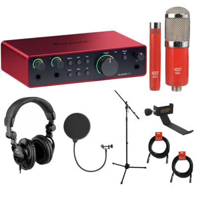 Blue Microphones Ember Condenser Mic Bundle with Focusrite