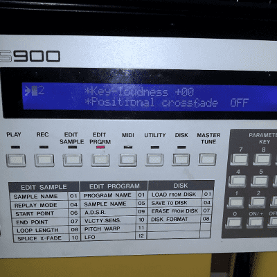 Akai S900 / S950 Blue LED Backlit Replacement Display, Plug & Play, ready to go! LCD s-900 s-950