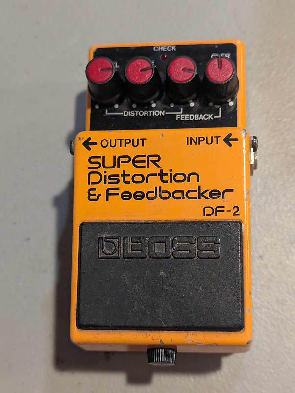 ギター BOSS SUPER Feedbacker & Distortion DF-2 Boss DF-2 Super Feedbacker and Distortion 1985 - 1989 Made