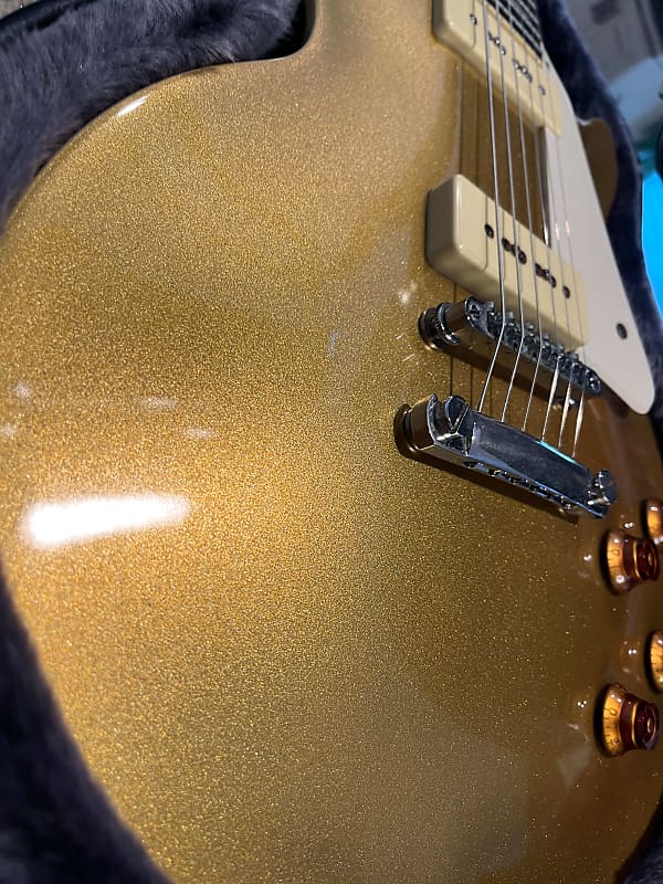ギター Epiphone `56 Gold`Top 2010s Epiphone Les Paul '56 Reissue Goldtop Electric Guitar with