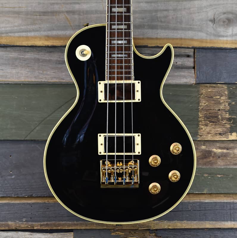Greco EGB-850 Les Paul Bass 1991 - Black | Reverb