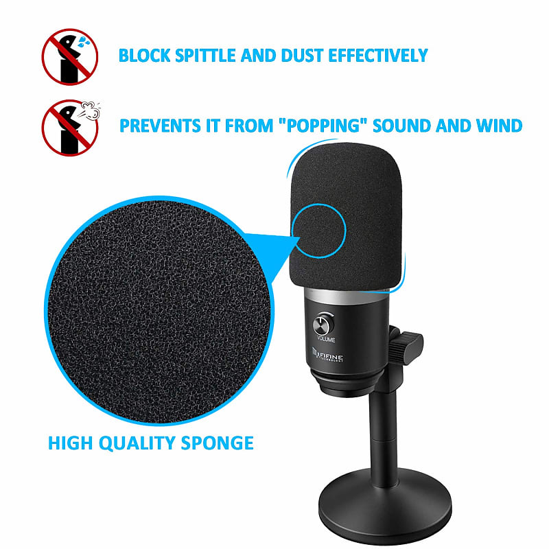  K669 Microphone Boom Arm Mic Stand, Windscreen and
