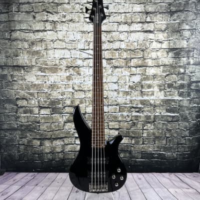 Yamaha RBX375 5 String Bass - Black (Used) | Reverb
