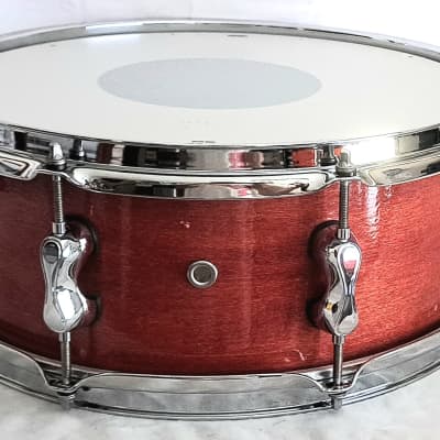 MARTIAL PERCUSSION CUSTOM SNARE DRUM 14 X 5.5" 8 LUGS 2023 - GALA APPLE LACQUER FREE SHIP CUSA! image 3