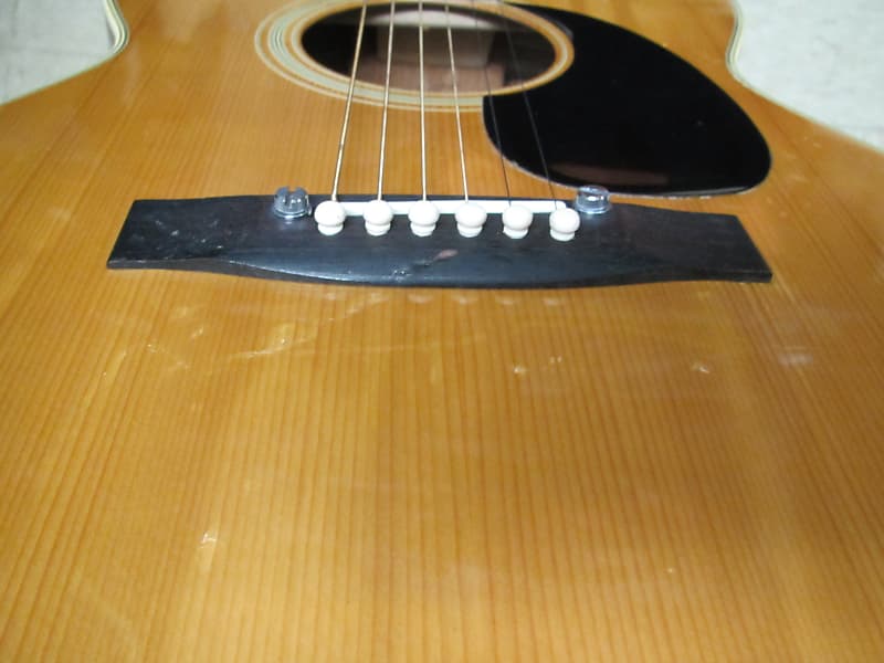 Vintage Kimberly 1970's 82DG Acoustic Guitar Made in Japan
