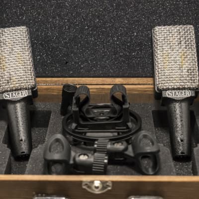Stager Microphones SR-2N  Matched Pair with Stereo Shock Mount image 3