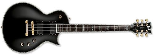 ESP LTD EC-1000 Electric Guitar (Black) (Used/Mint) image 1