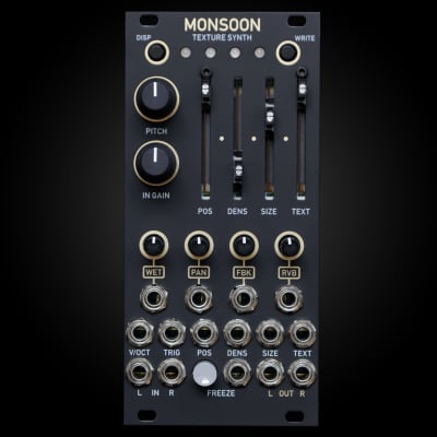 MONSOON Expanded Clouds - Mutable Instruments - Eurorack Modular - Matte Black & Gold image 1
