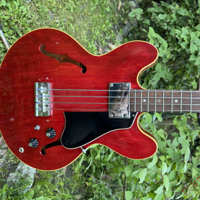 1967 Gibson EB-2C - Cherry - Beautiful Hollow Body - HSC for sale