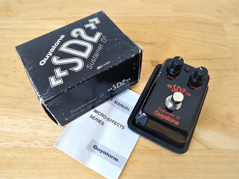 Guyatone SD2 Sustainer D Distortion Guitar Pedal, Vintage