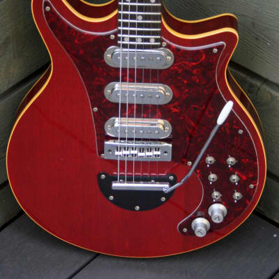 Greco BM900 Brian May Red Special Model Made by Fujigen 1982 Antique Cherry+Hard Case and more image 15