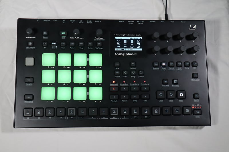 Elektron Analog Rytm MkII 2020 - Black | Reverb
