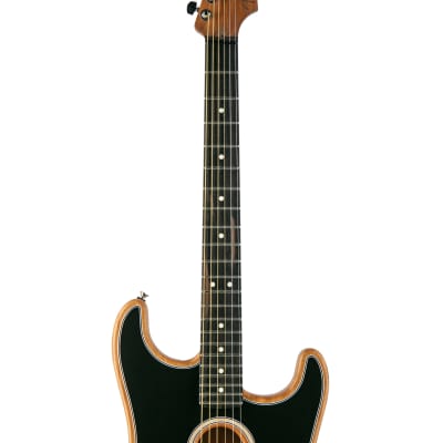 Fender American Acoustasonic Stratocaster, Black, US210433A image 6