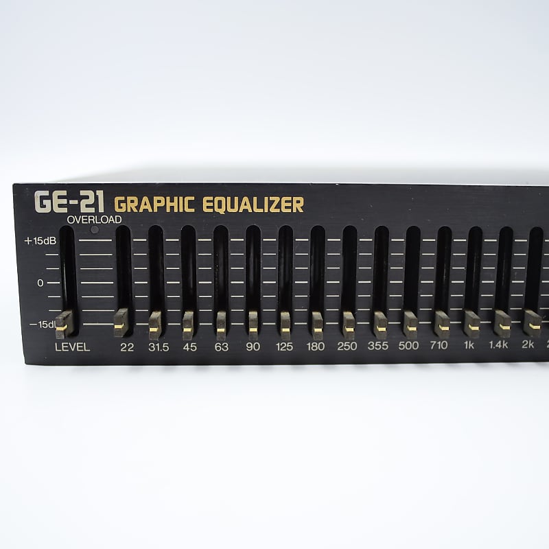 【再値下げ】BOSS GE‐21 GRAPHIC EQUALIZER BOSS GE-21 Half Rack PRO Series Graphic Equalizer free