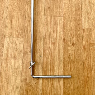 1960s Gretsch Telescoping L-Arm Cymbal Holder Round Badge Era image 2