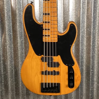 Schecter Model-T Session 5 String Bass Aged Natural Satin #1057 for sale