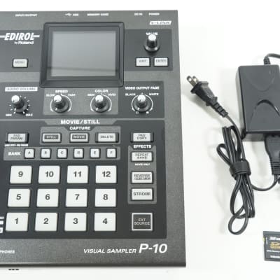 Edirol P-10 Visual Sampler Audio Video Sample Pad VJ DJ P10 | Reverb