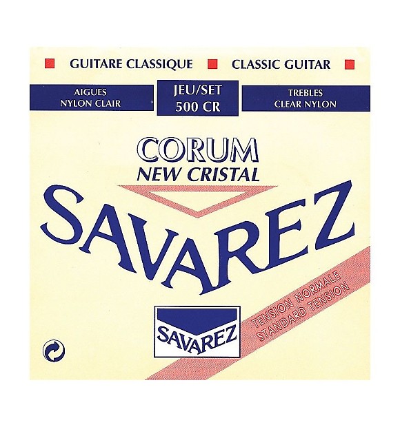Savarez 500CR New Cristal Corum Classical Guitar Strings - Normal Tension image 1