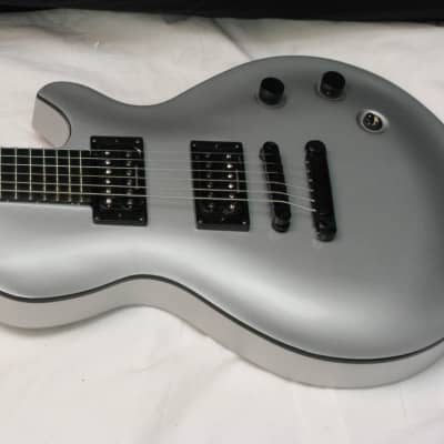 Michael Kelly Patriot Magnum electric guitar - Metallic Silver - 25" scale image 2