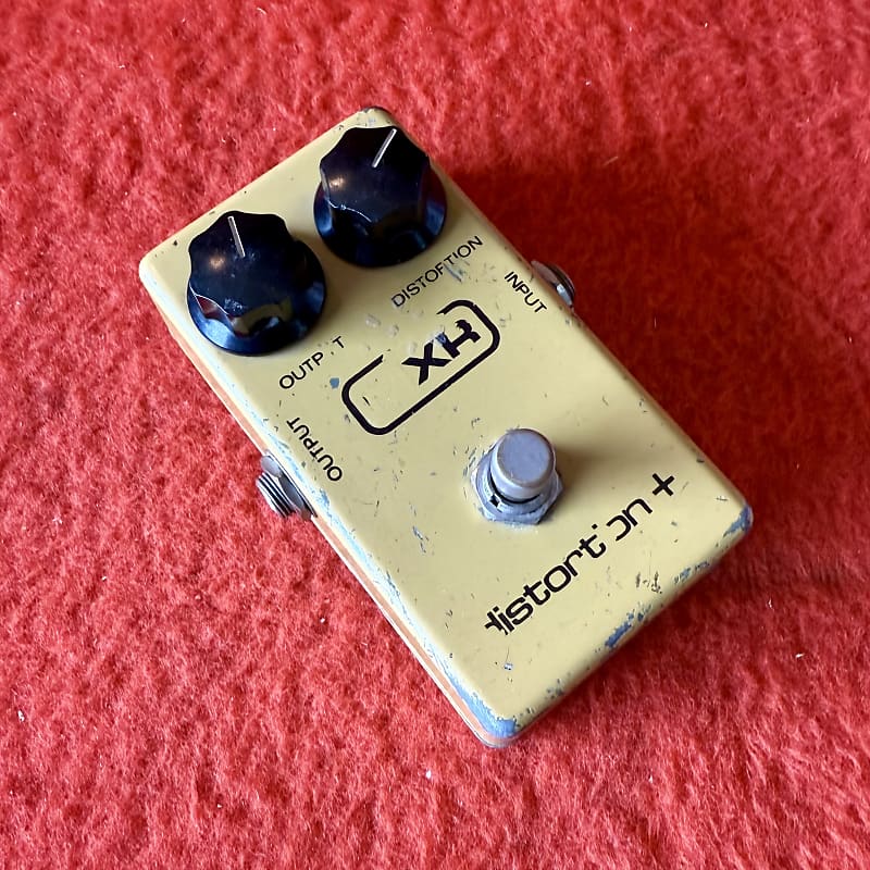 偉大な Distortion MXR Plus USA vintage original logo Block - 1979 + ギター