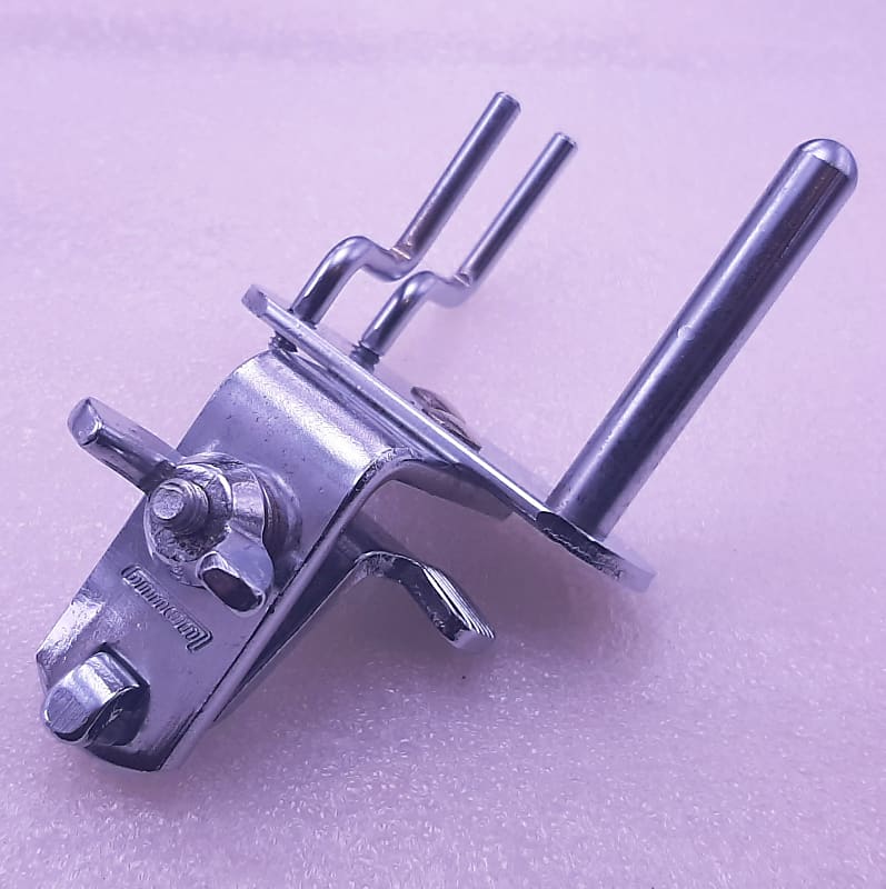 Ludwig Wood Block / Cowbell Bass Drum Rim Mount Reverb