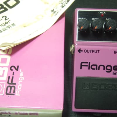 BOSS BF-2 Flanger 日本製 ブラックラベル ヴィンテージ Boss BF-2 Flanger 1980-1984 (Black Label) Made In | Reverb