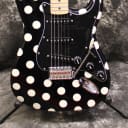 2017 Fender Buddy Guy Stratocaster Electric Guitar Black & White Polka Dots w/Gigbag Used