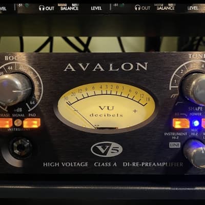 Details about Avalon Design V5 Class-A RE-DI-Preamplifier Microphone Preamp  Open box/NEW | Reverb