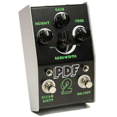 Stone Deaf PDF-2 Parametric Overdrive Guitar Effect Pedal with Adjustable Gain image 2