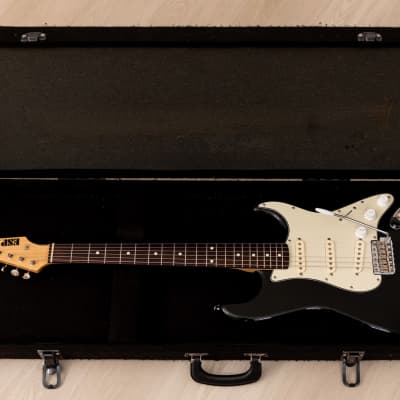 1983 ESP 400 Series ST465 Vintage S-Style Guitar Black, One-Owner w/ Case, Japan image 19