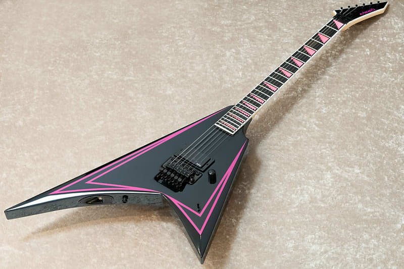 ESP EDWARDS E-ALEXI PINK SAWTOOTH w/SPECIAL GUITAR GIG BAG