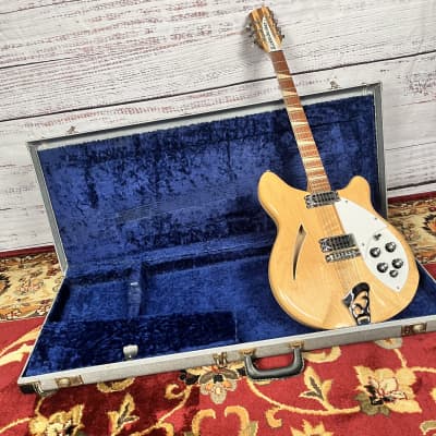 Rare 1965 Rickenbacker 360/12 Mapleglo 12 String One Owner w/OHSC Best Rick 12 Ever image 8