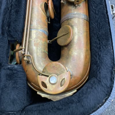 Vintage Rampone Baritone Saxophone w/ Case AS IT! image 5