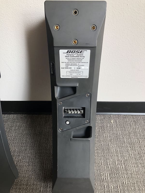 Bose 502A Panaray Controlled Array System Black | Reverb