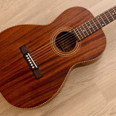 Greco NY-90 Vintage Parlor Acoustic Guitar, X-Braced 0-21, Spruce