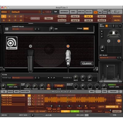 IK Multimedia Ampeg SVX Bass Amplifier and Cabinet Emulation Software (Download) image 2