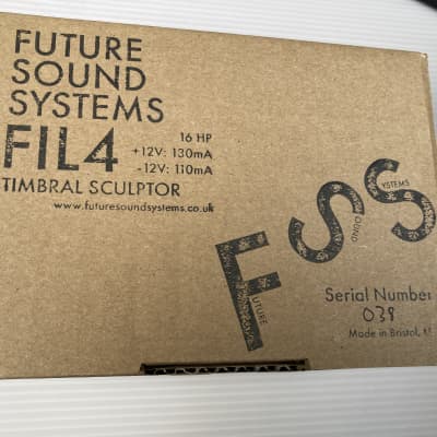Future Sound Systems FIL4 Timbral Sculptor Filter / Waveshaper 2022 image 2